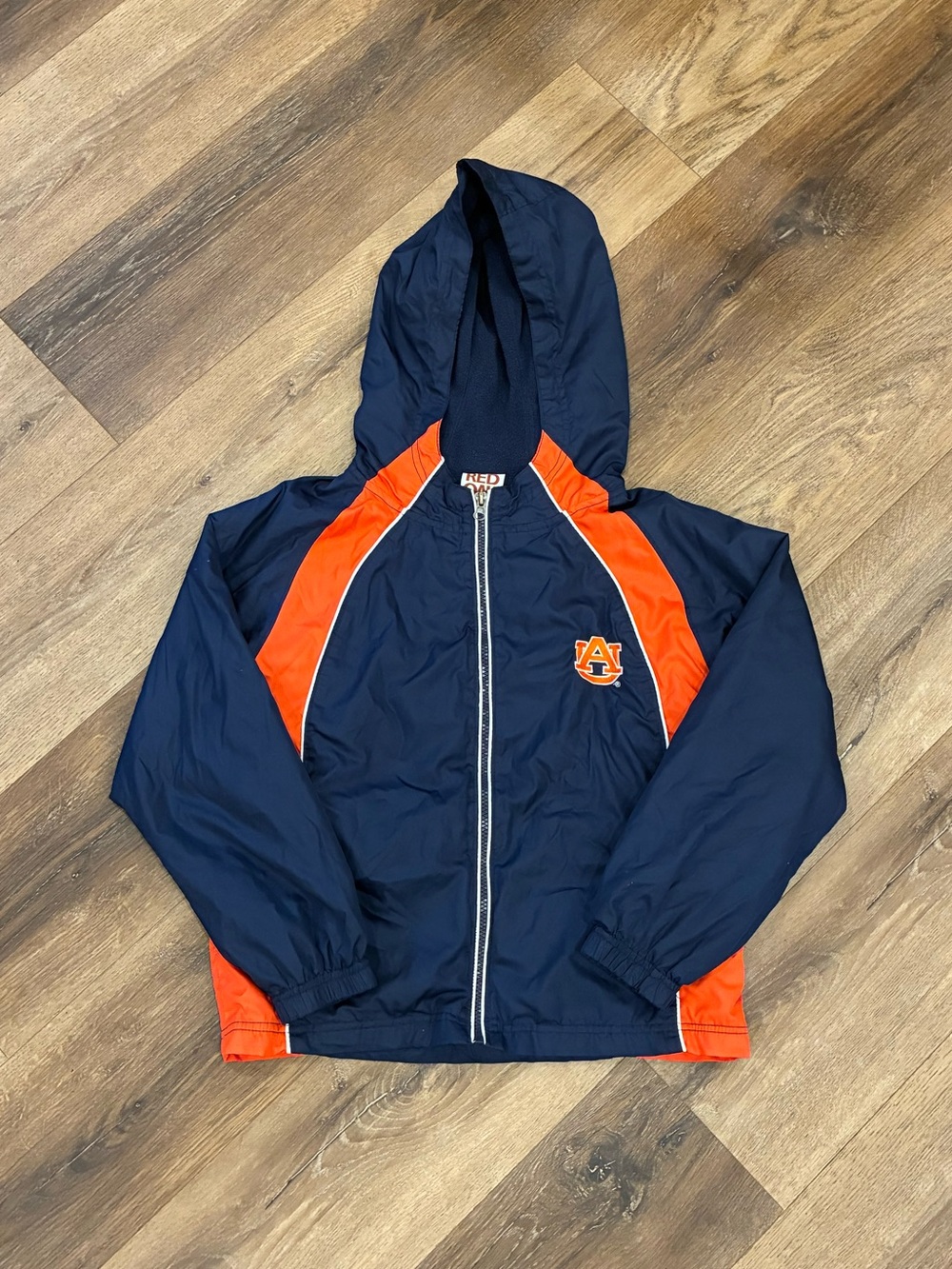 Red Oak Auburn Tigers Jacket Coat Hood Alabama College Football Collegiate 8 Boy